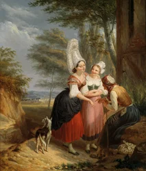 Due ragazze dalla chiromante